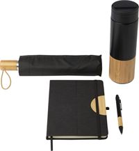 SET CON BLOCCO A5, PENNA, OMBRELLO E BORRACCIA